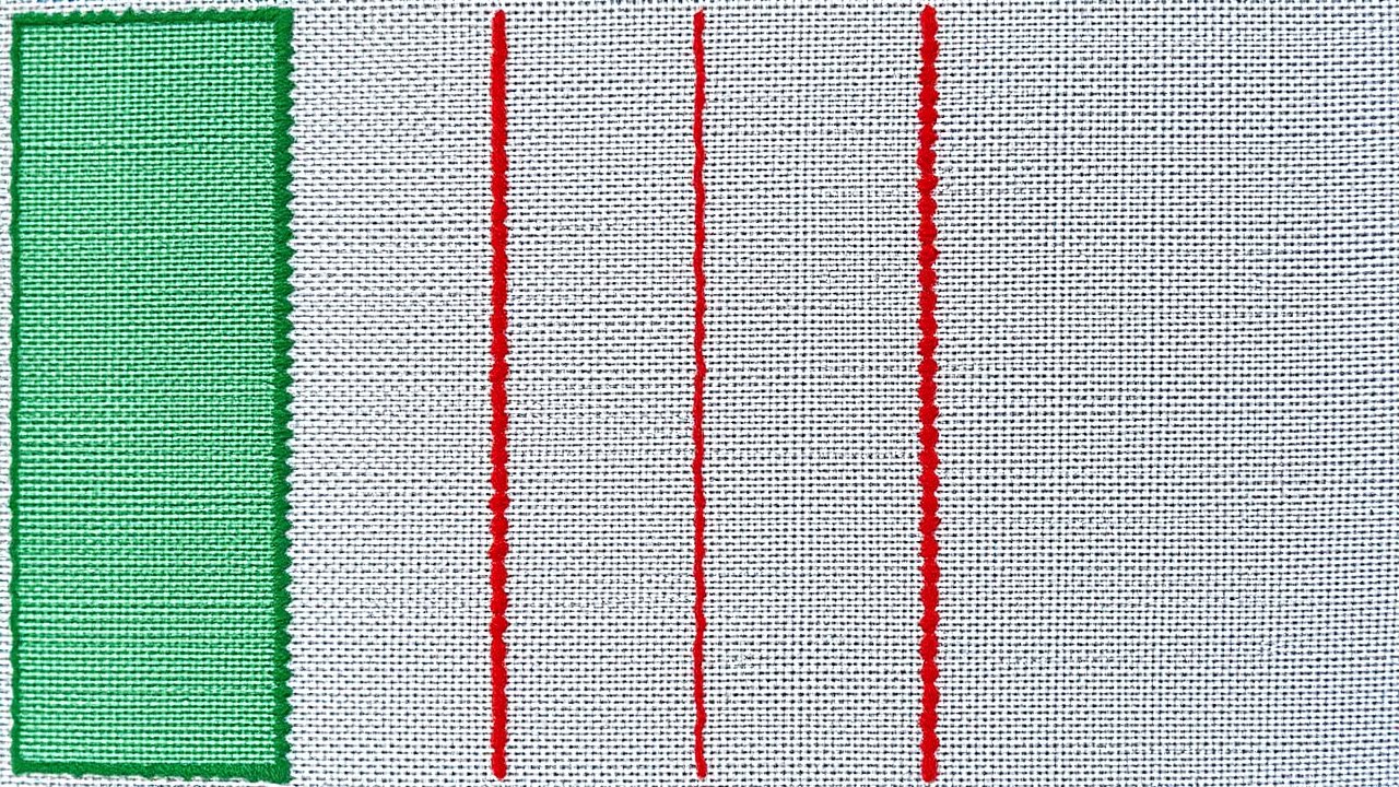 Flag of Italy ๐ฎ๐น (Italian) in embroidered textile style