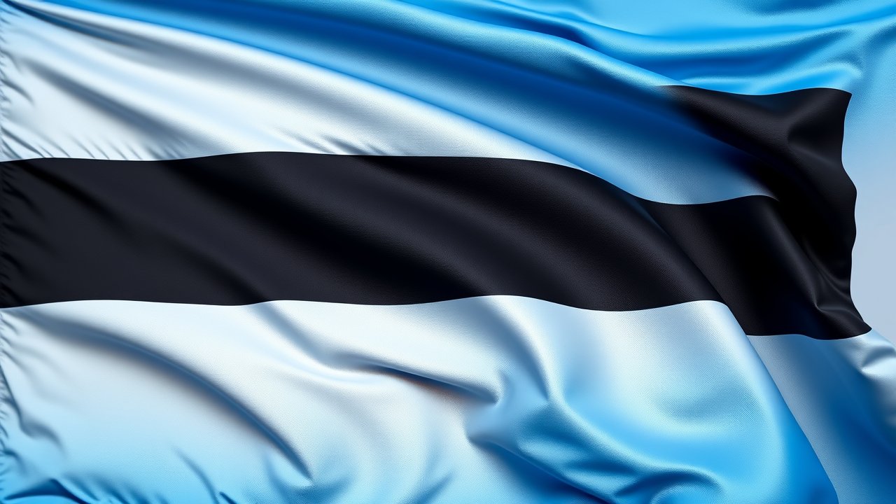 Flag of Estonia 🇪🇪 in hyperrealistic wind style