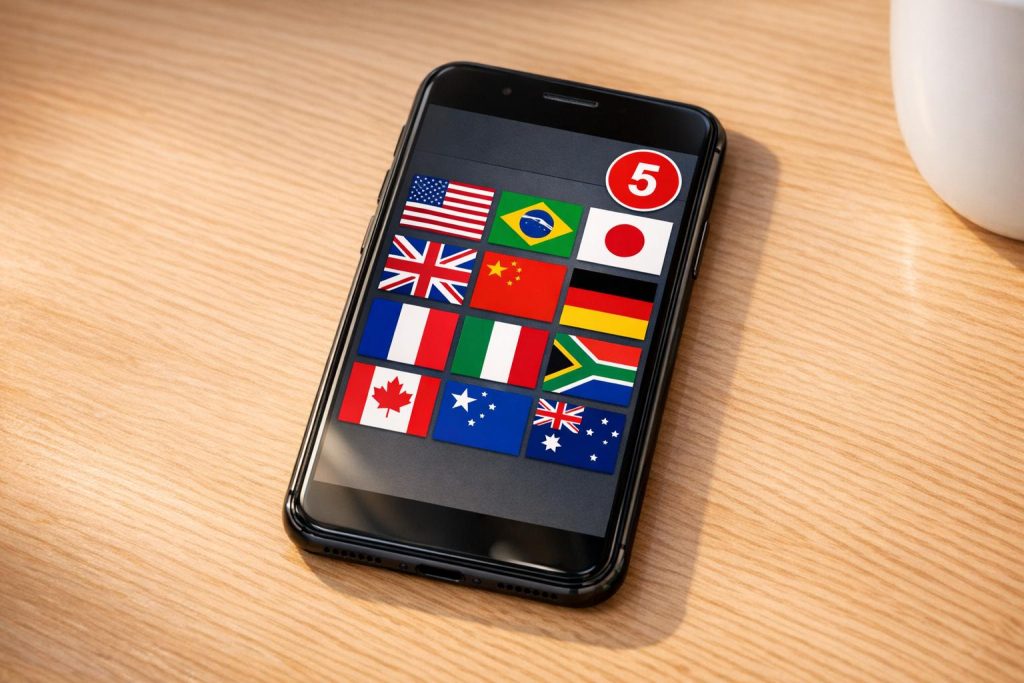 Flag Recognition Test