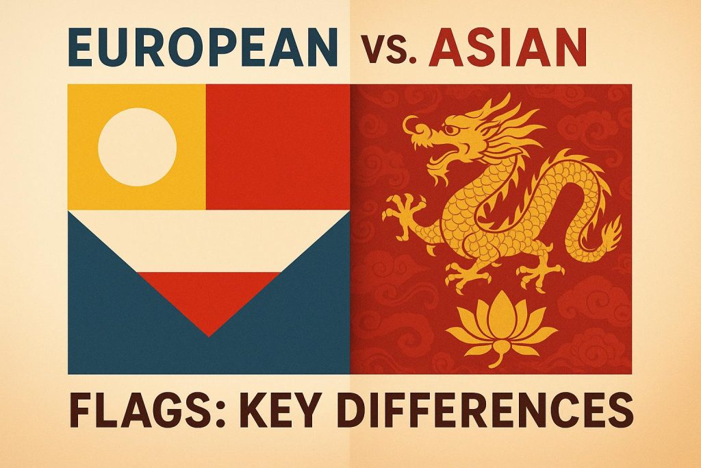 European vs Asian Flags: Key Differences