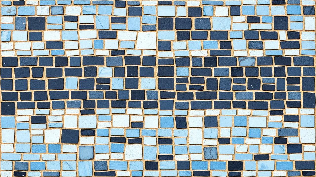 Flag of Estonia 🇪🇪 in mosaic tiles style
