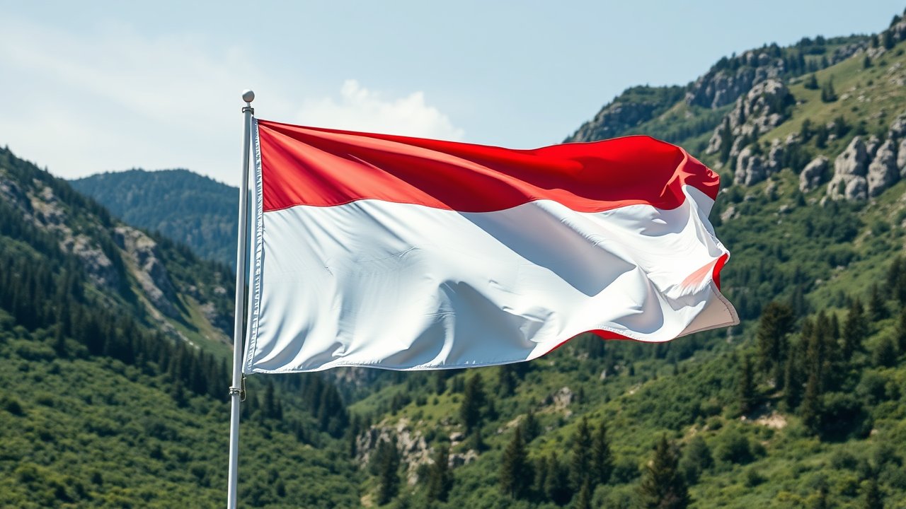 Flag of Luxembourg 🇱🇺 in native landscape style