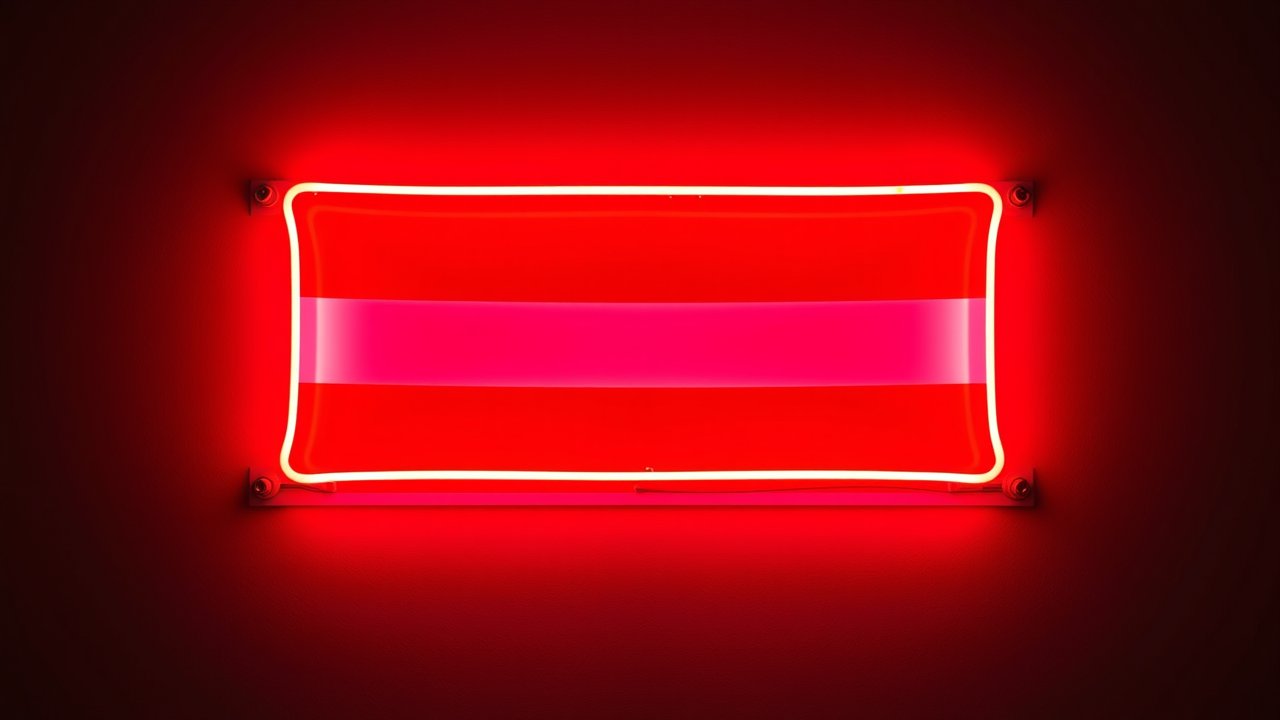 Flag of Austria 🇦🇹 in neon sign style