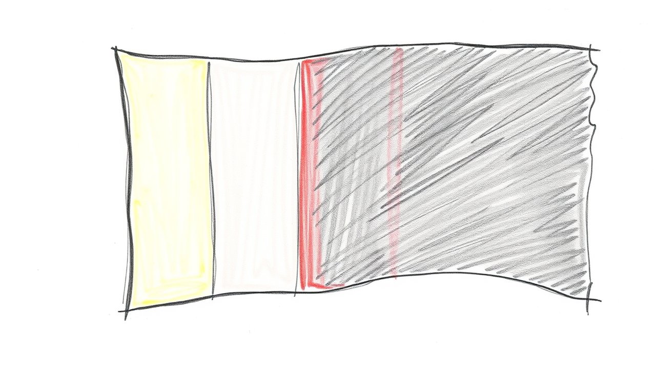 Flag of Belgium 🇧🇪 in pencil sketch style