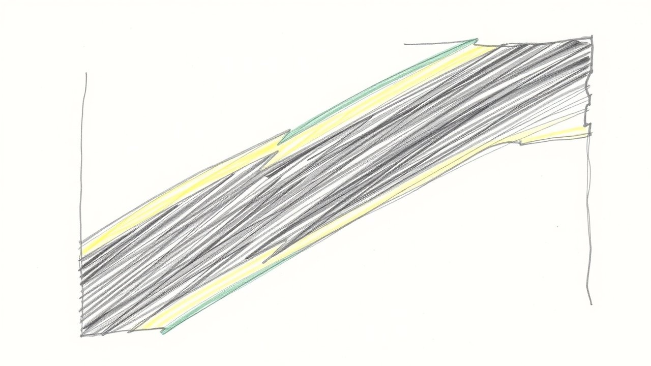 Flag of Tanzania 🇹🇿 in pencil sketch style