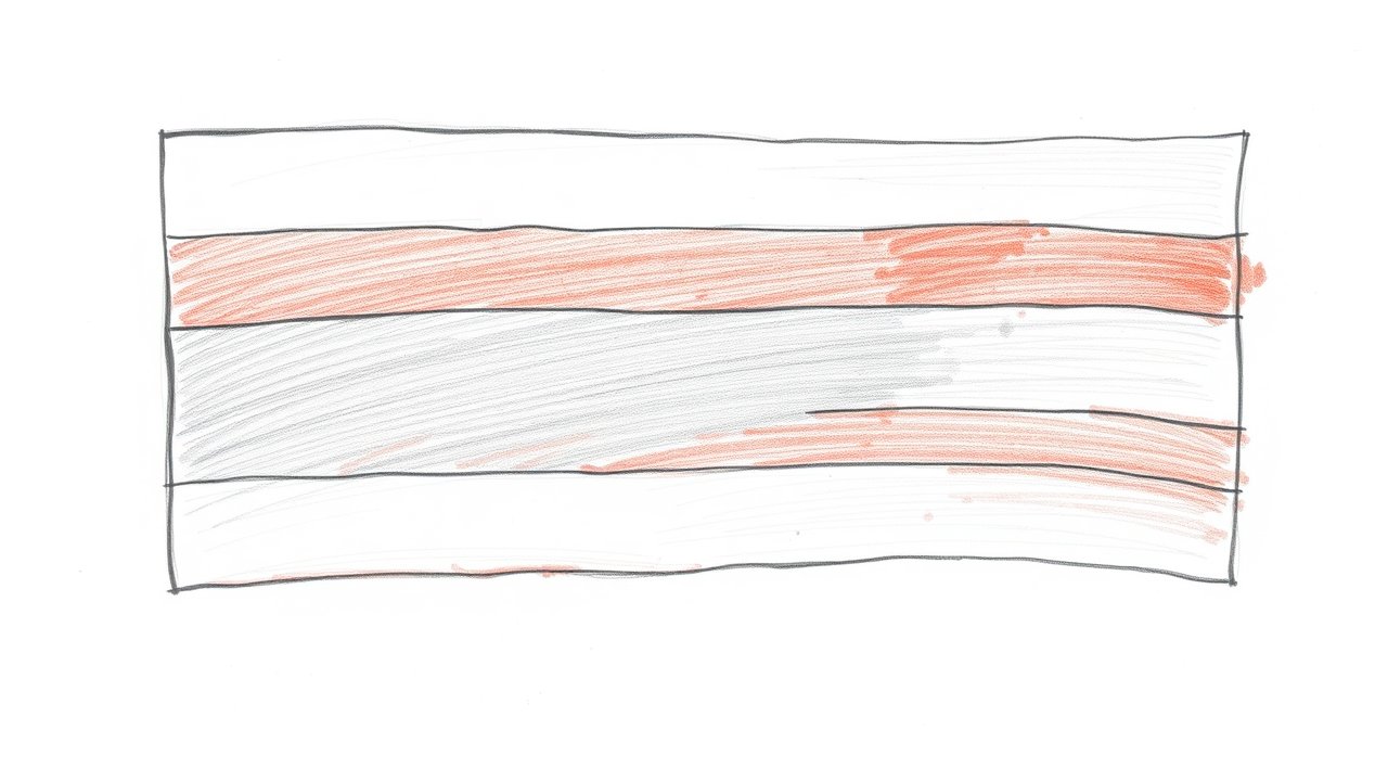 Flag of Thailand 🇹🇠in pencil sketch style