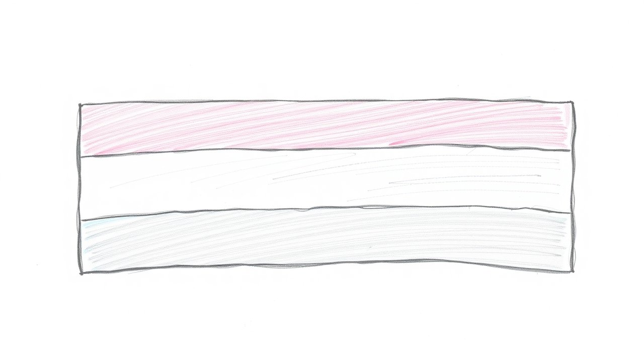 Flag of Transgender (trans) 🏳️‍⚧️ in pencil sketch style