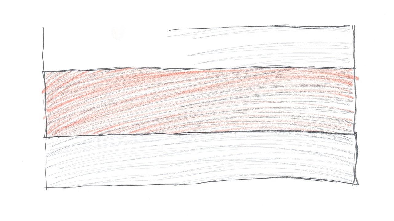 Flag of Gambia 🇬🇲 in pencil sketch style