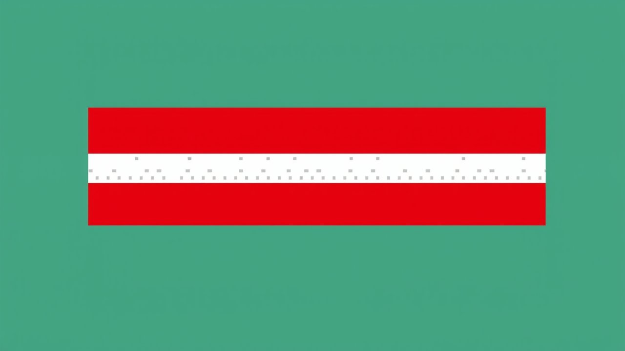 Flag of Hungary 🇭🇺 in pixel art style