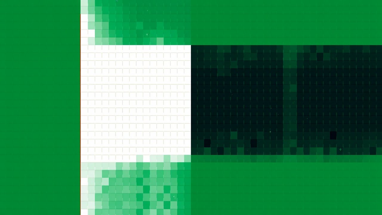 Flag of United Arab Emirates 🇦🇪 in pixel art style