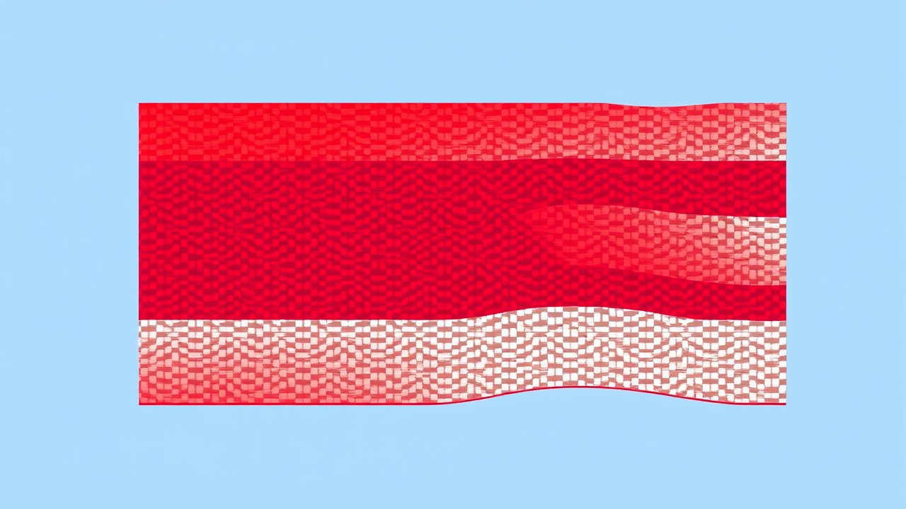 Flag of Yemen 🇾🇪 in pixel art style