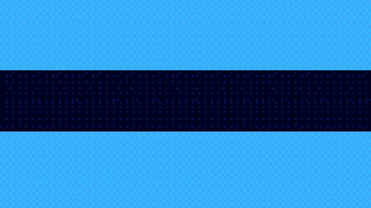 Flag of Estonia 🇪🇪 in pixel art style