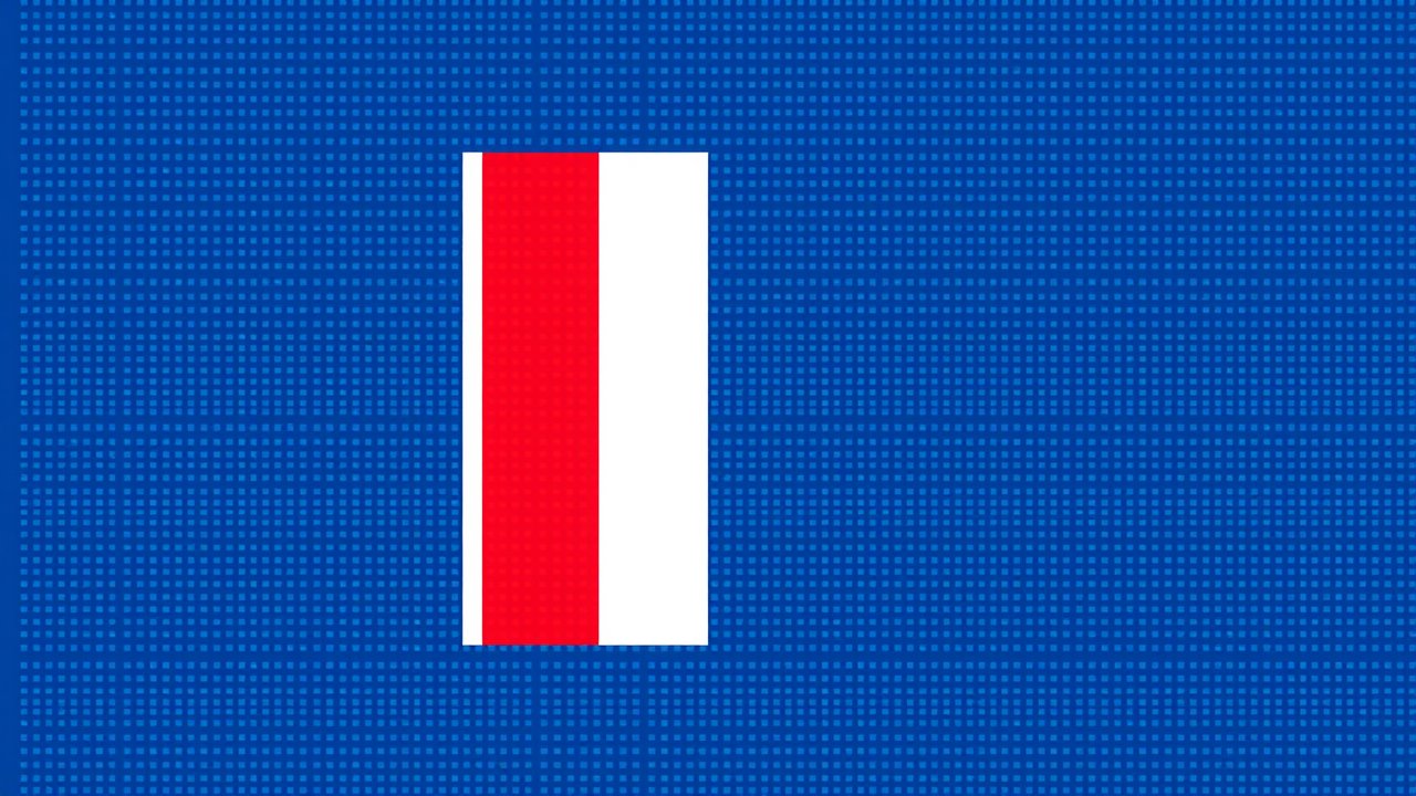 Flag of France 🇫🇷 in pixel art style