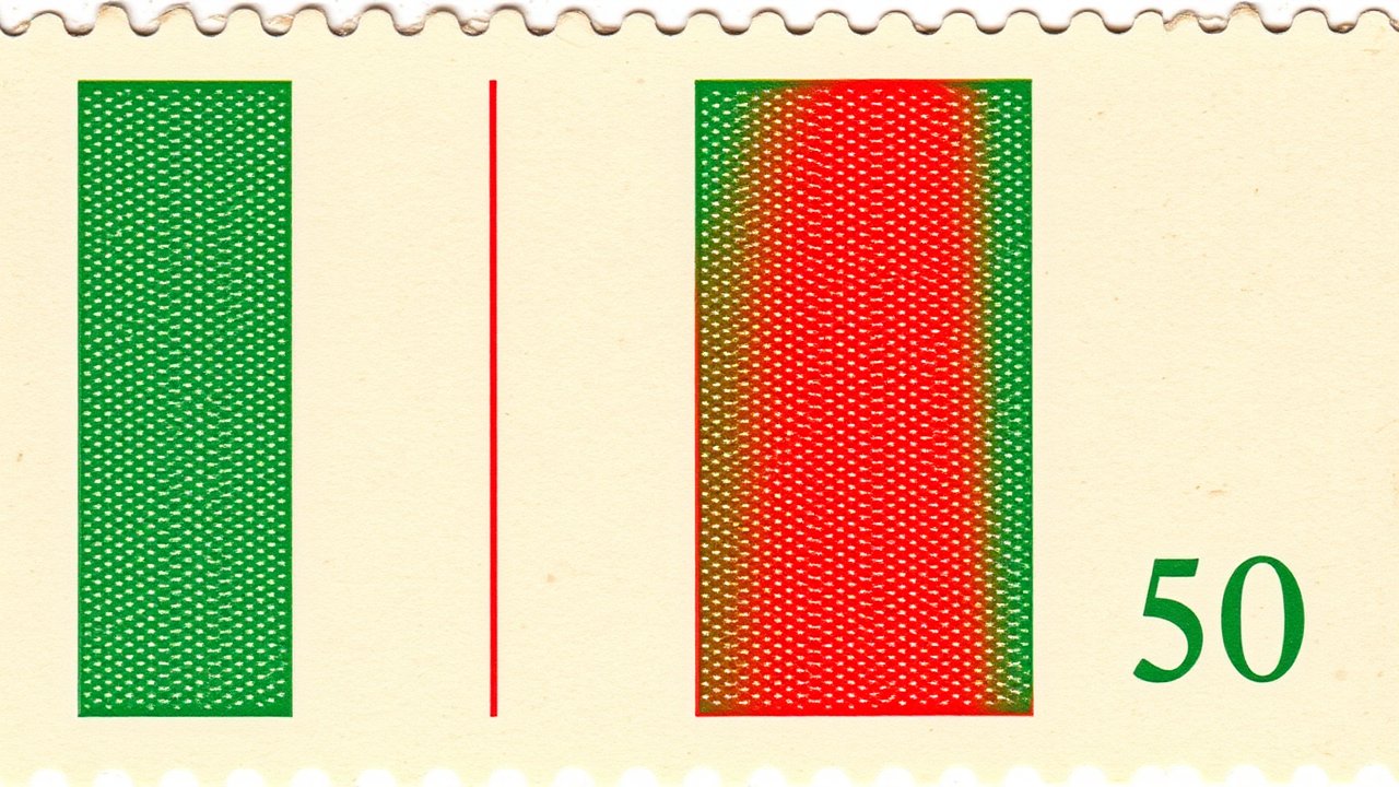 Flag of Italy ๐ฎ๐น (Italian) in vintage postage stamp style