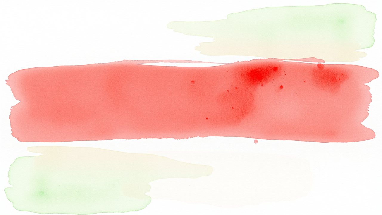 Flag of Hungary 🇭🇺 in watercolor style