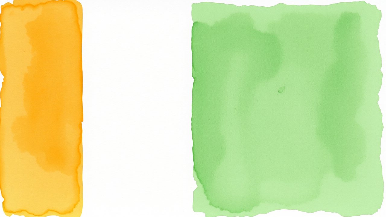 Flag of Côte d’Ivoire 🇨🇮 in watercolor style