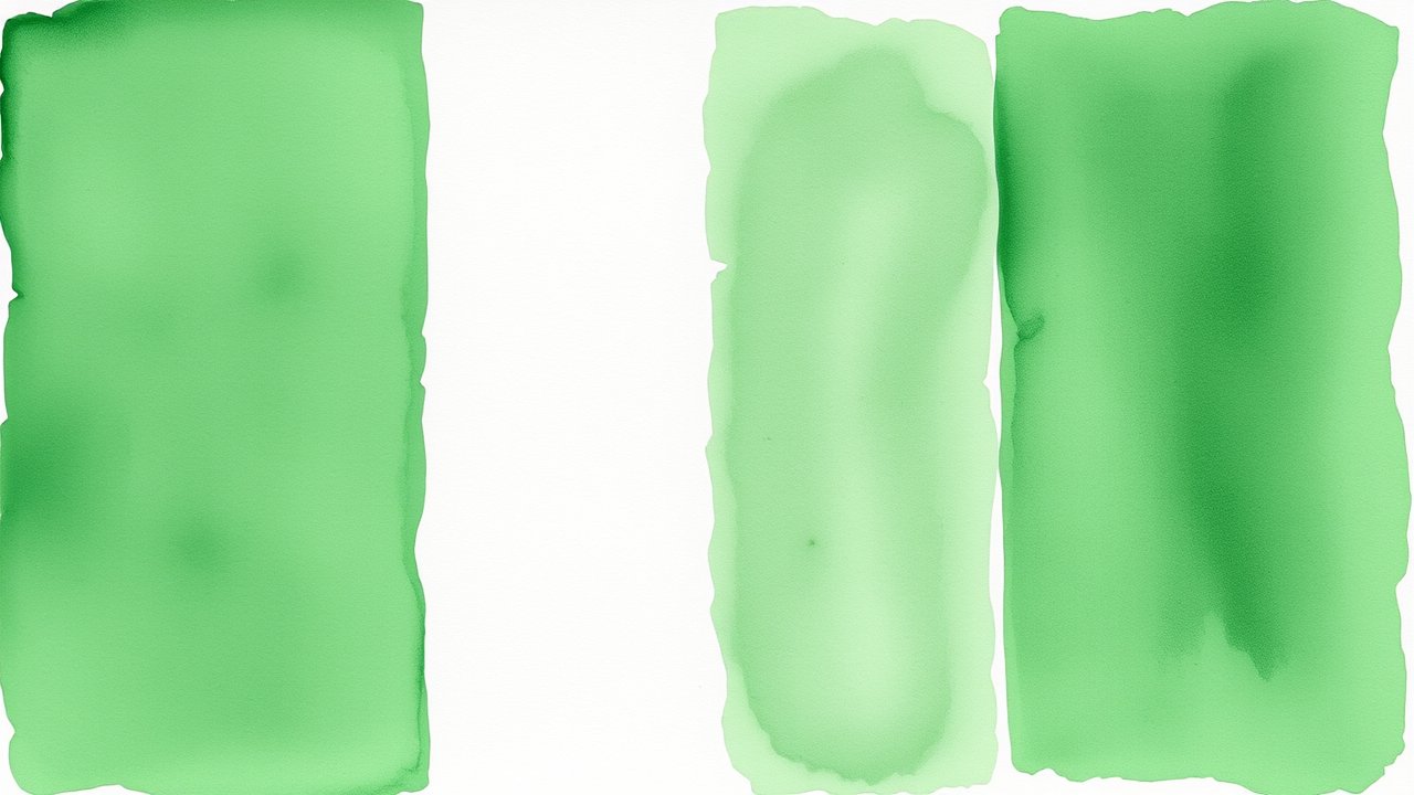 Flag of Nigeria 🇳🇬 in watercolor style