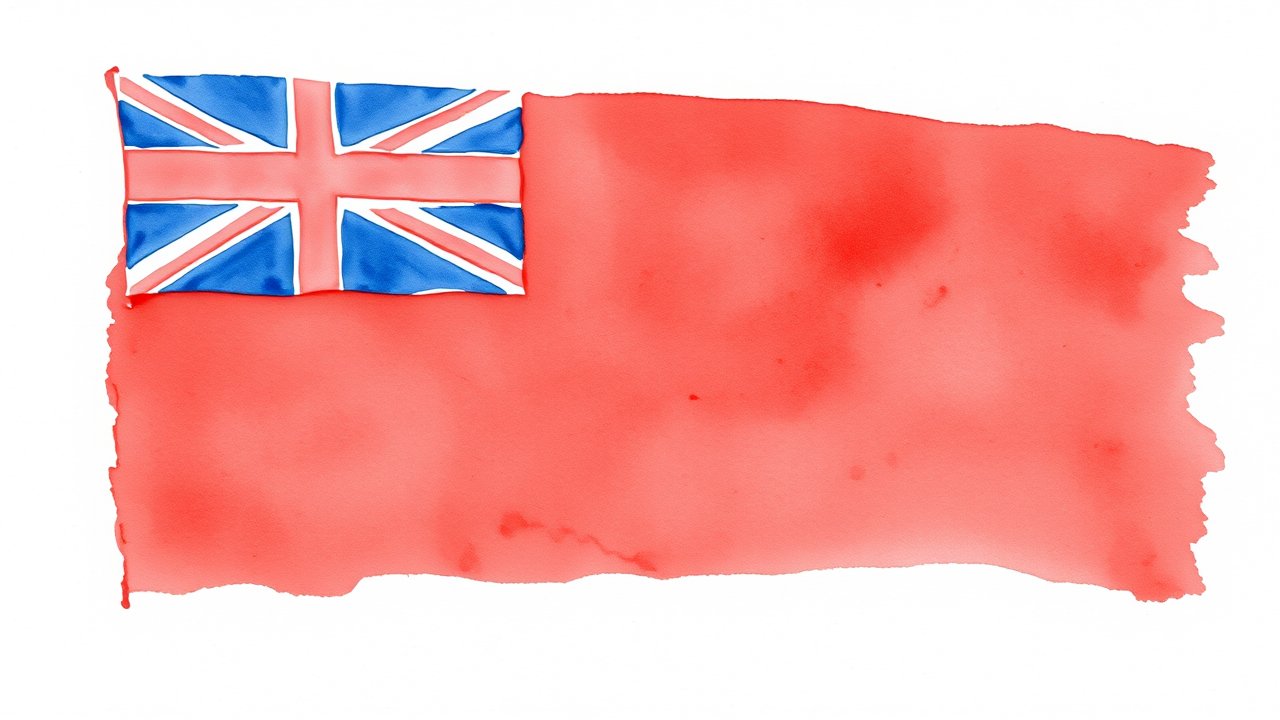 Flag of Samoa 🇼🇸 in watercolor style