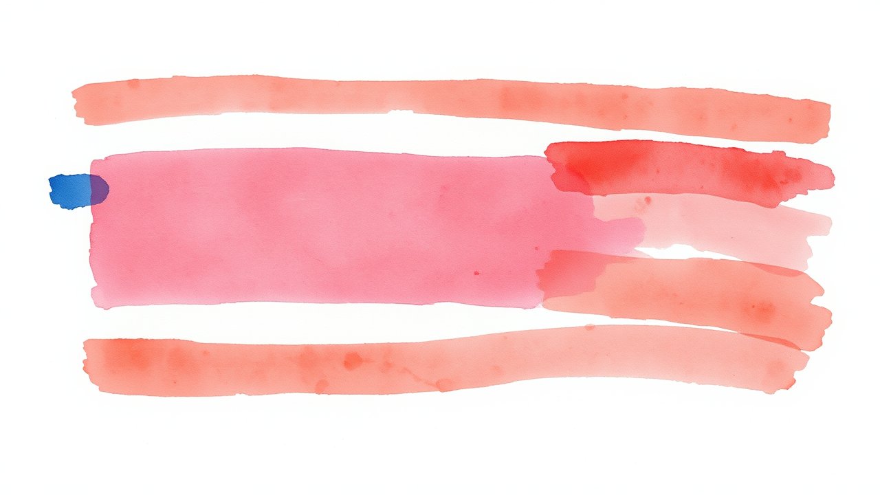 Flag of Thailand 🇹🇠in watercolor style