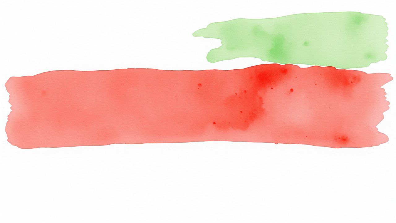 Flag of Bulgaria 🇧🇬 in watercolor style